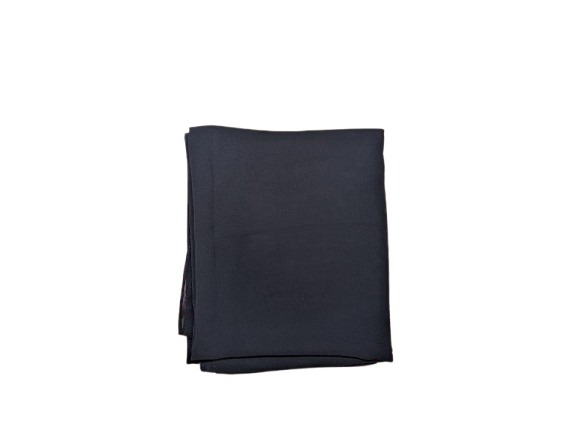 Georgette Hijab (Black colour) (Large Size) - Image 2
