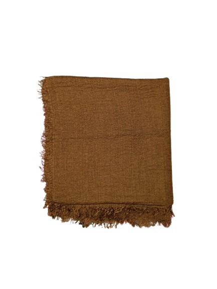 Crimp Hijab (Brown colour) - Image 2