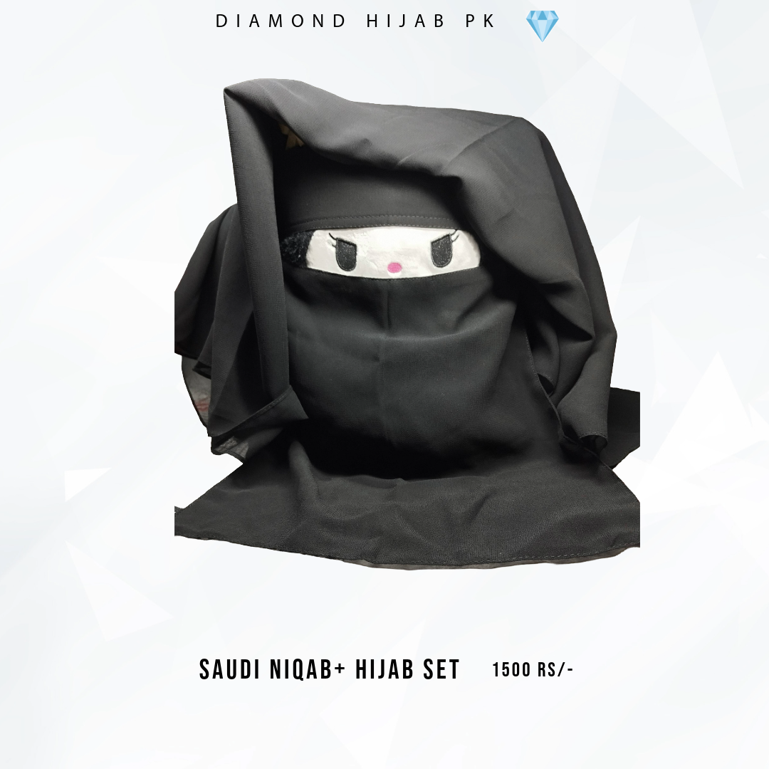 Saudi Niqab + Hijab Set