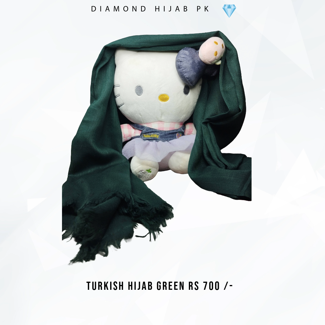 Turkish Hijab (Dark Green)