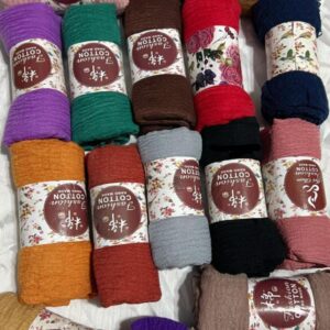 Crimp Hijabs (Different colors)