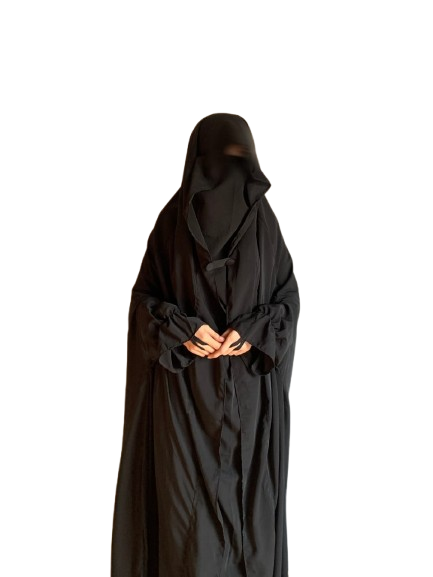 1 Piece Jilbab (Imported Stuff) blue colour - Image 3