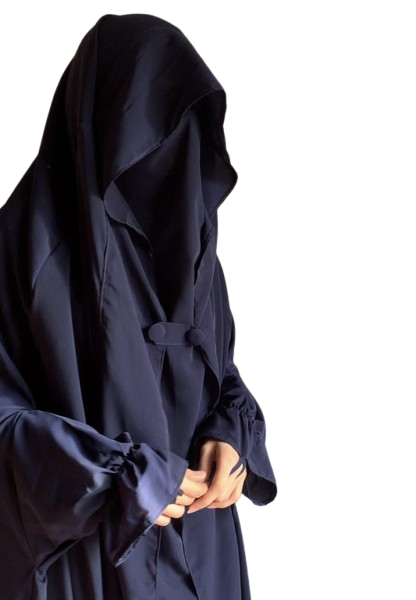 1 Piece Jilbab (Imported Stuff) blue colour - Image 2